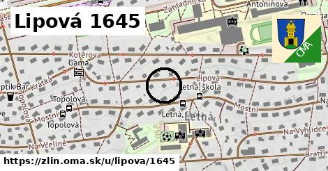 Lipová 1645, Zlín