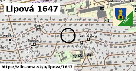 Lipová 1647, Zlín