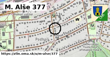 M. Alše 377, Zlín