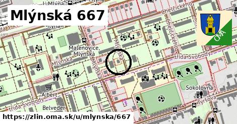 Mlýnská 667, Zlín