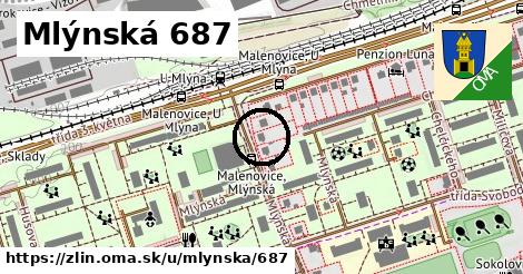 Mlýnská 687, Zlín