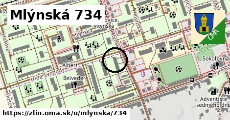 Mlýnská 734, Zlín