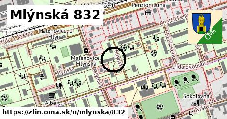 Mlýnská 832, Zlín