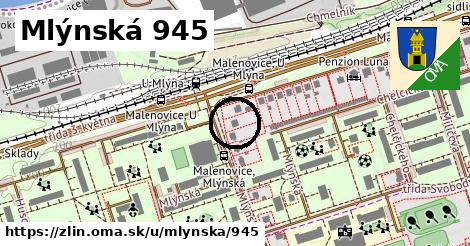 Mlýnská 945, Zlín