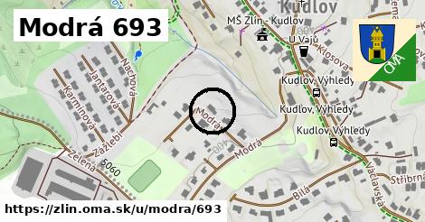 Modrá 693, Zlín