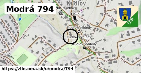 Modrá 794, Zlín