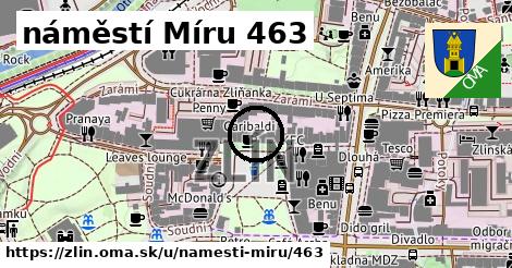 náměstí Míru 463, Zlín