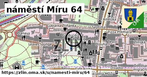 náměstí Míru 64, Zlín