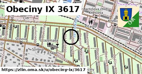 Obeciny IX 3617, Zlín