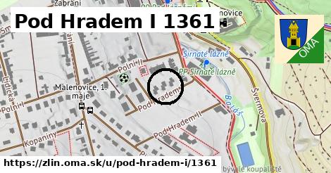 Pod Hradem I 1361, Zlín