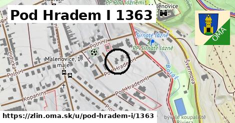 Pod Hradem I 1363, Zlín