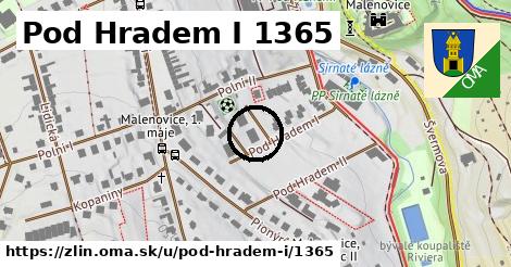 Pod Hradem I 1365, Zlín