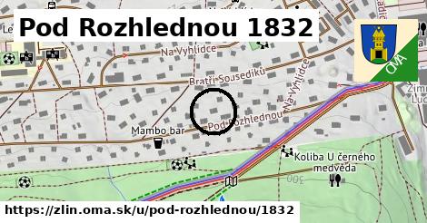 Pod Rozhlednou 1832, Zlín