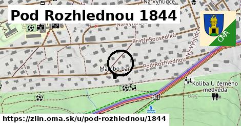 Pod Rozhlednou 1844, Zlín