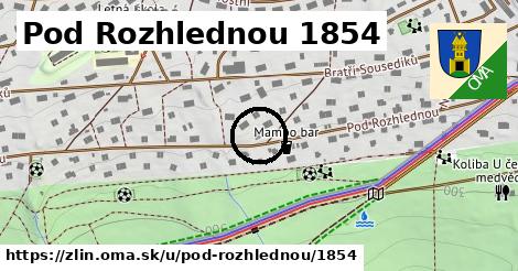 Pod Rozhlednou 1854, Zlín