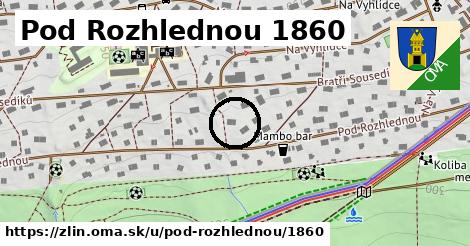 Pod Rozhlednou 1860, Zlín