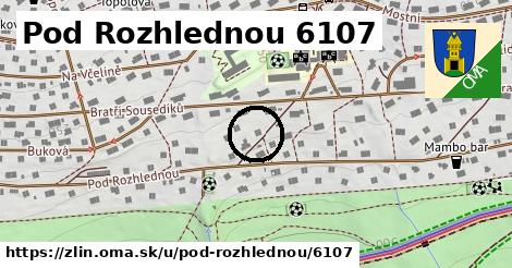 Pod Rozhlednou 6107, Zlín