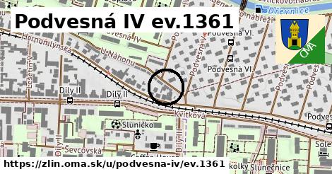 Podvesná IV ev.1361, Zlín