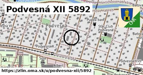 Podvesná XII 5892, Zlín