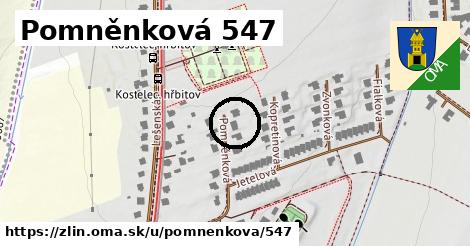 Pomněnková 547, Zlín