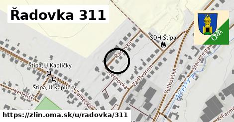 Řadovka 311, Zlín