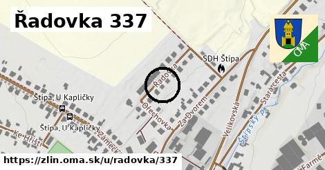 Řadovka 337, Zlín