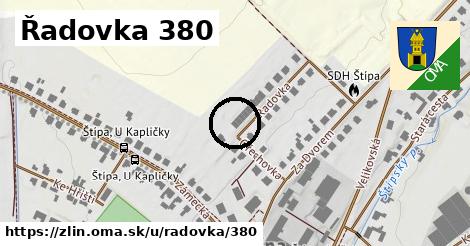 Řadovka 380, Zlín