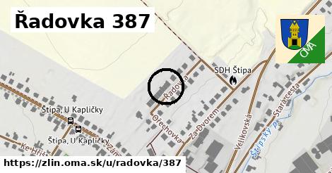 Řadovka 387, Zlín