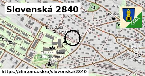 Slovenská 2840, Zlín