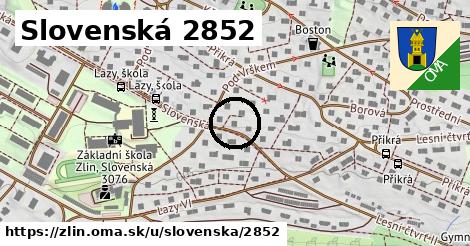 Slovenská 2852, Zlín