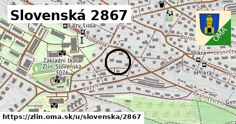 Slovenská 2867, Zlín
