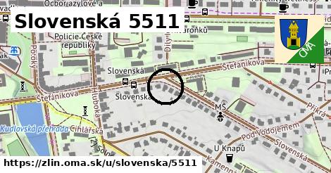 Slovenská 5511, Zlín
