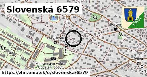 Slovenská 6579, Zlín