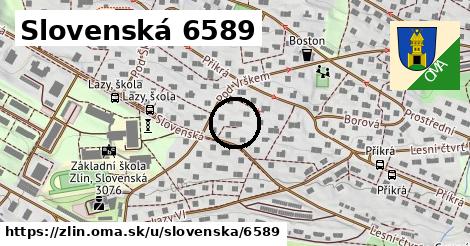 Slovenská 6589, Zlín