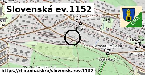 Slovenská ev.1152, Zlín