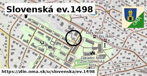 Slovenská ev.1498, Zlín