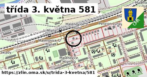 třída 3. května 581, Zlín