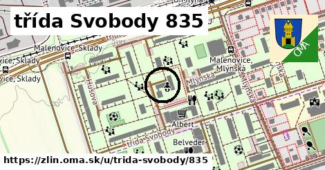 třída Svobody 835, Zlín