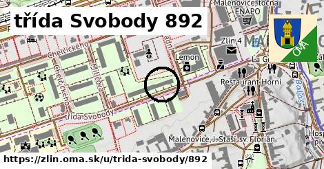 třída Svobody 892, Zlín