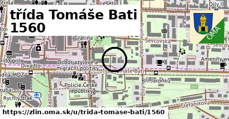 třída Tomáše Bati 1560, Zlín
