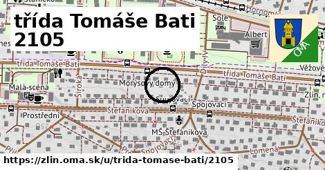 třída Tomáše Bati 2105, Zlín