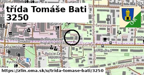 třída Tomáše Bati 3250, Zlín