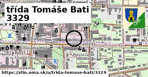 třída Tomáše Bati 3329, Zlín