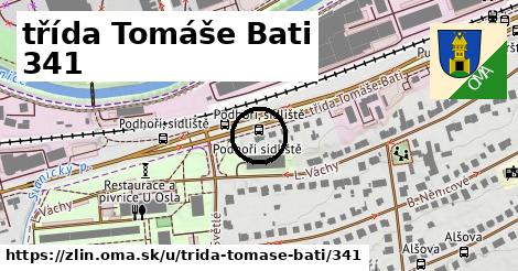 třída Tomáše Bati 341, Zlín