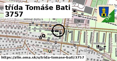 třída Tomáše Bati 3757, Zlín