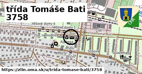 třída Tomáše Bati 3758, Zlín