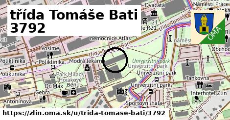 třída Tomáše Bati 3792, Zlín