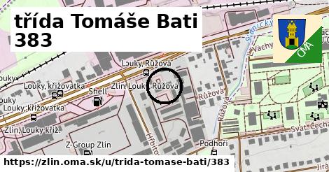 třída Tomáše Bati 383, Zlín