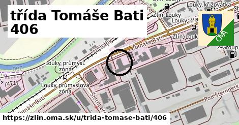 třída Tomáše Bati 406, Zlín