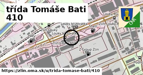 třída Tomáše Bati 410, Zlín